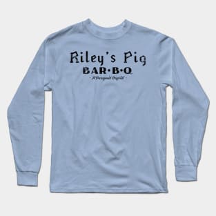 Riley's Pig (Dark Print) Long Sleeve T-Shirt